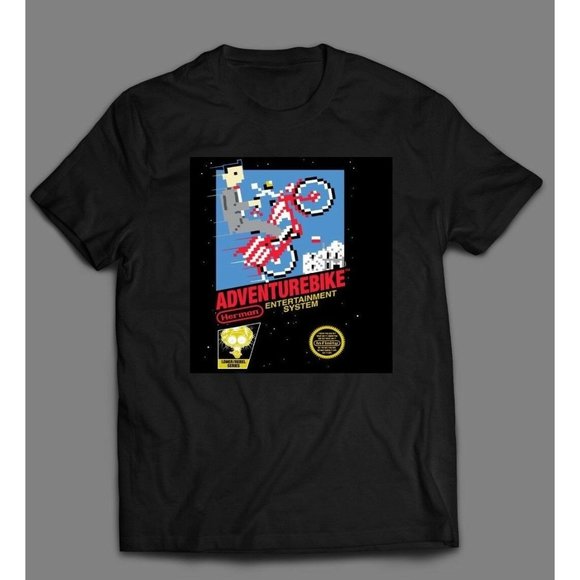 OLDSKOOL Other - PEE WEE HERMAN & EXCITE BIKE MASHUP OLDSKOOL SHIRT